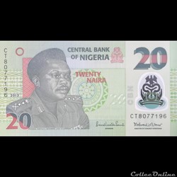 NIGERIA - P 34 H - 20 NAIRA - 2013