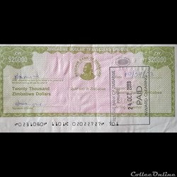 ZIMBABWE - P 18 - 20000 DOLLARS - 2003