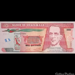 GUATEMALA - P NEW - 10 QUETZALES - 2017