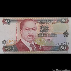 KENYA - P 36 B - 50 SHILLINGS - 1997
