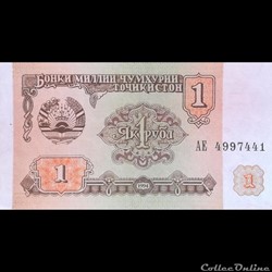 TADJIKISTAN - P 01 - 1 ROUBLE - 1994