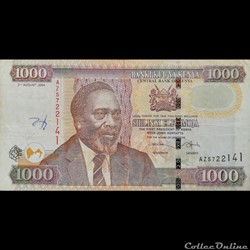 KENYA - P 45 C - 1000 SHILLINGS - 2004