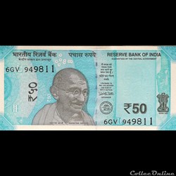 INDE - P 111 B - 50 RUPEES - 2018