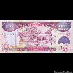 SOMALILAND - P 20 A - 1000 SHILLINGS - 2011