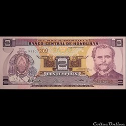 HONDURAS - P 080Ad - 2 LEMPIRAS - 2003