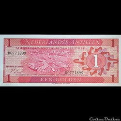 ANTILLES NEERLANDAISES - P 020 - 1 GULDEN - 1970
