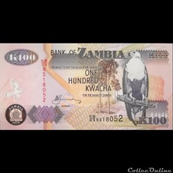 ZAMBIE - P 38 I - 100 KWACHA - 2010