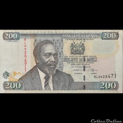 KENYA - P 49 B - 200 SHILLINGS - 2006