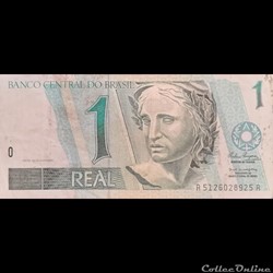 BRESIL - P 243 C - 1 REAL - 1994 - 1997