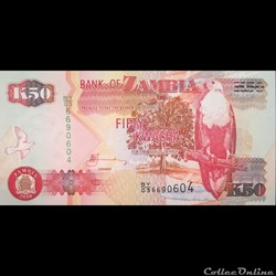 ZAMBIE - P 37 I - 50 KWACHA - 2010