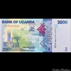 OUGANDA - P 50 A - 2000 SHILLINGS - 2010