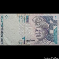 MALAISIE - P 39 A - 1 RINGGIT - 1998