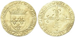 écu d'or au soleil Louis XII Dijon Var.