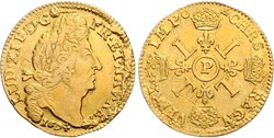 Louis d'or Louis XIV aux 4L 1694 P DIJON