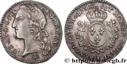 Dizième d'écu d'argent Louis XV dit au bandeau 1747 P DIJON