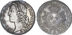 demi écu Louis XV au bandeau 1762 P DIJON