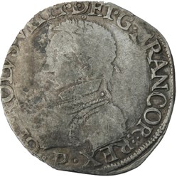 TESTON CHARLES IX 1568 P DIJON