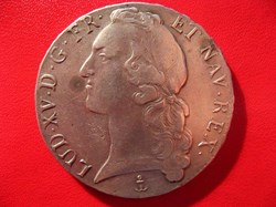 écu au bandeau Louis XV 1742 P DIJON