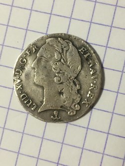 Dixième D'écu / 12 Sols Louis XV 1750 P DIJON