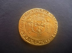Ecu d'Or LOUIS XII dit Aux Porcs Epics variante aux deux annelets