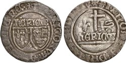Grand Blanc Aux Ecus Henry VI AUXERRE var. revers " BENEDICTU "