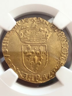 Écu d'or au soleil Henri III 1578 P Dijon