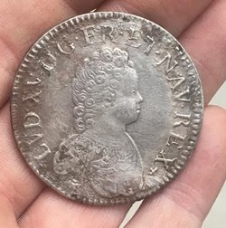 écu Louis XV 1716 P DIJON