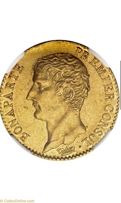 20 FRANCS OR AN AN XI A PARIS NGC MS61