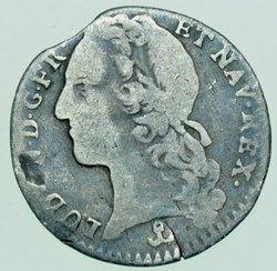Dixième d'écu d'argent / 12 Sols Louis XV 1746 / 5 P DIJON