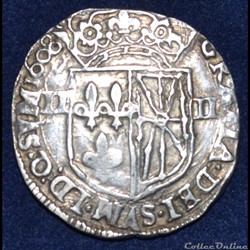 Henri IV - Quart d'écu de Navarre