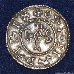 Charles II le Chauve Denier de Laon