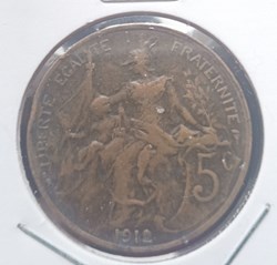 5 centimes dupuis 1912