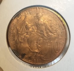 10 centimes dupuis 1899