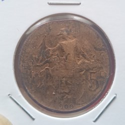 5 centimes Dupuis 1900