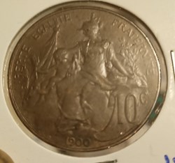 10 centimes Dupuis 1900