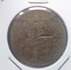 5 centimes dupuis 1902