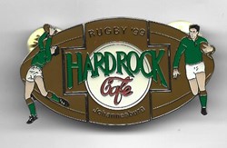 Pin's Puzzle 3 pièces Hard Rock Café Rugby 99 Johannesburg
