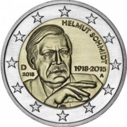 Le 100e anniversaire de la naissance de l'homme d'État et chancelier Helmut Schmidt - Allemagne - D
