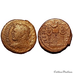 Caracalla / Nicée, Bithynie / Enseignes militaires / Extrêmement rare et non publiée