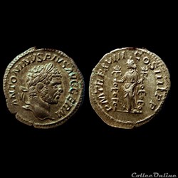 Denier de Caracalla / Revers Fides / RIC.266