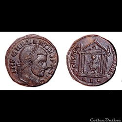 Maxence / Rome / Temple / RIC 258