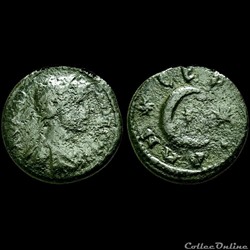 Caracalla / Serdica, Thrace / Croissant de lune § Trois Etoiles / Inédite § Extrêmement rare