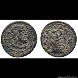 Pseudo-Autonome / Sardes, Lydie / Zeus § Serpent / Très rare et non publiée