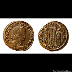 Constantin II / Siscia / Gloria Exercitus
