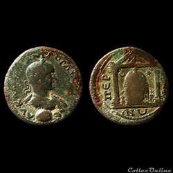 Gordien III / Perge, Pamphylie / Temple / Extrêmement rare