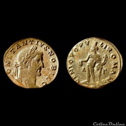 Constance Ier Chlore / Follis frappé à Trèves / RIC 203a