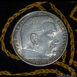 2 ReichsMark Paul Von Hindenburg