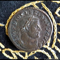 DIOCLETIEN - Follis de 10,2g et 26mm de diamètre.