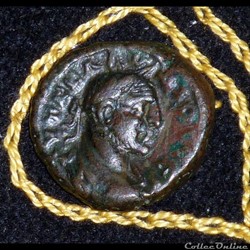 CLAUDE II - Bi Tétradrachme de 10,74g et 20 mm de diamètre.