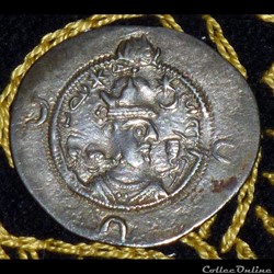 KHUSRU I - AR DRACHM de 4,07g et 28/31 de diamètre